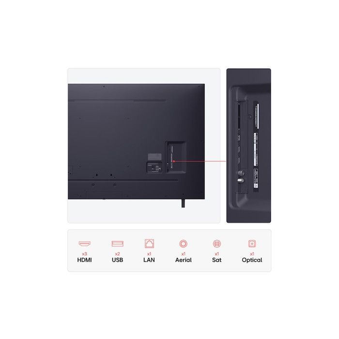 Téléviseur - LG - UA74 - 75 pouces - 4K UHD - Smart TV - HDR10 Pro