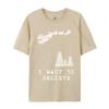 I Want To Believe Funny Humor Christmas Santa Classic Tops Tees Autumn ONeck Pure Cotton Unisex Tshirts Hip Hop