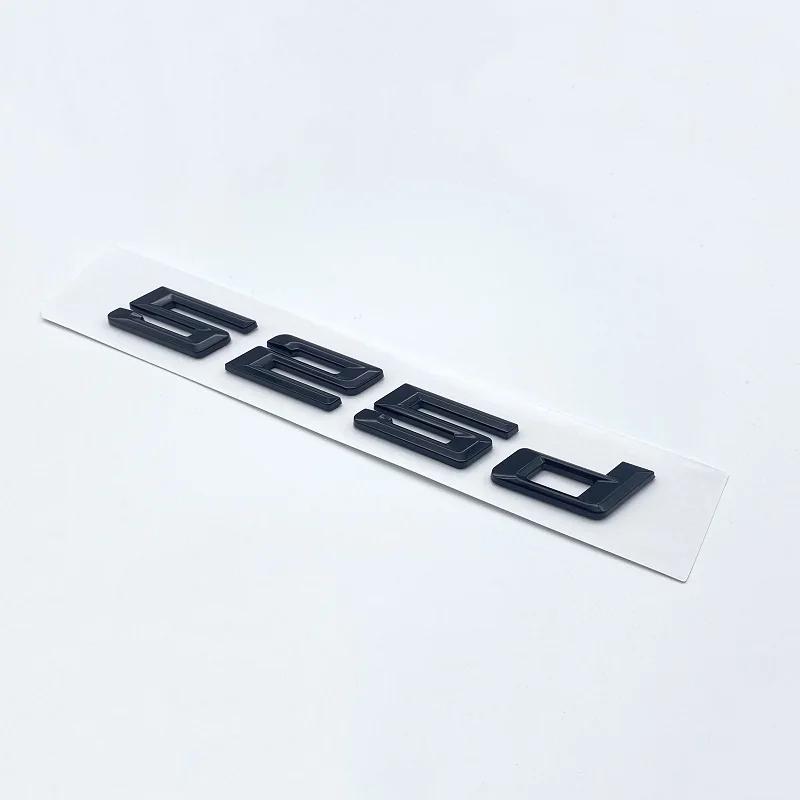 3D New Font Numbers Letters for BMW 5Series E39 E60 E61 F10 F1 520d 523d 525d 530d 535d 540d ABS Emblem G30 Car Trunk Sticker