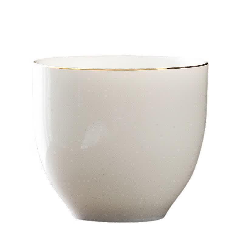 

Mutton-Fat Jade Porcelain Tea Cup