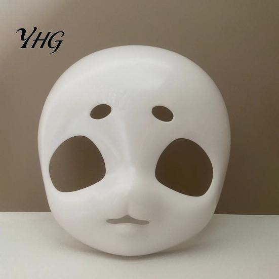 White Animal Mask DIY Base for Fursuit, 3D Cosplay Mask, Blank Furry Therian Halloween Costume Parties