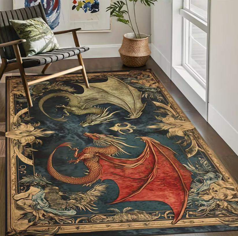 

Living Room Rug Azath Cthulhu Mythos Style Carpet Non-SlipEasy Clean Dark Hardcore Personalized Decor Area Home Decor Mat 40x60cm