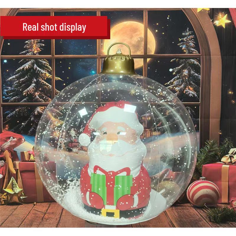 Inflatable PVC Christmas Tree Ball Decorations