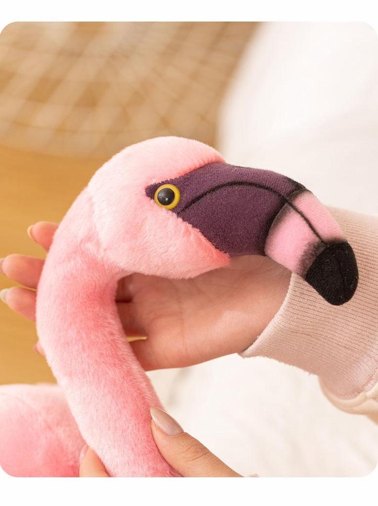 Pink Flamingo Plush Doll - Girly Birthday Gift and Internet Celebrity Toy