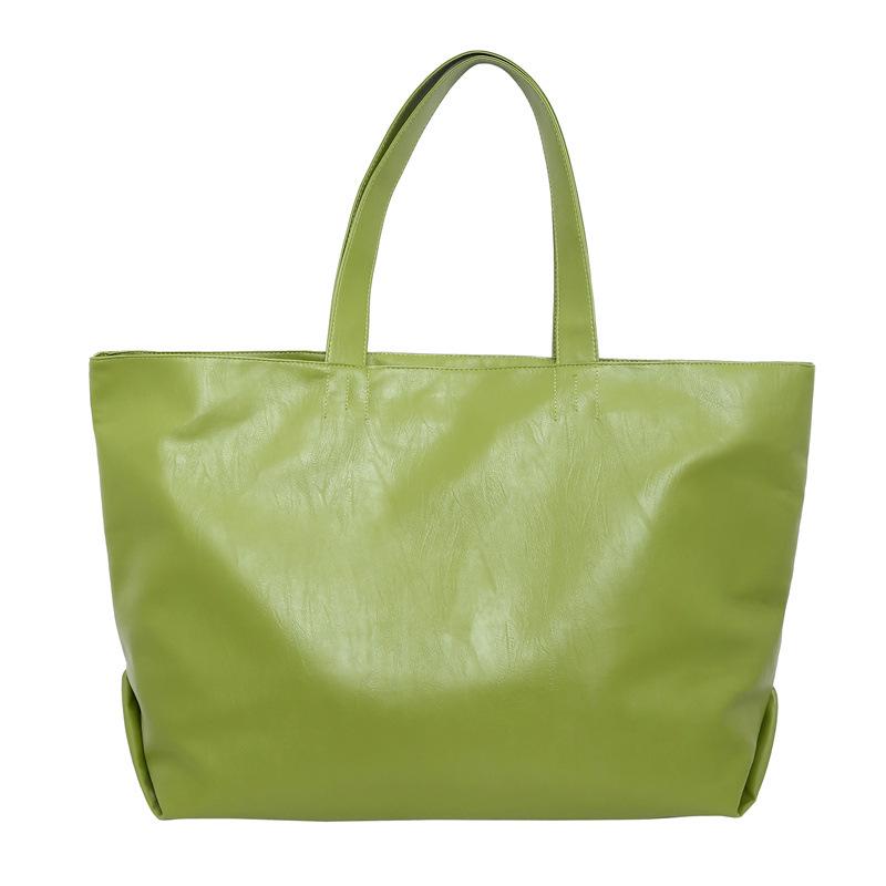 

Trendy Cross-Border Large Capacity PU Sports Shoulder Bag зелений