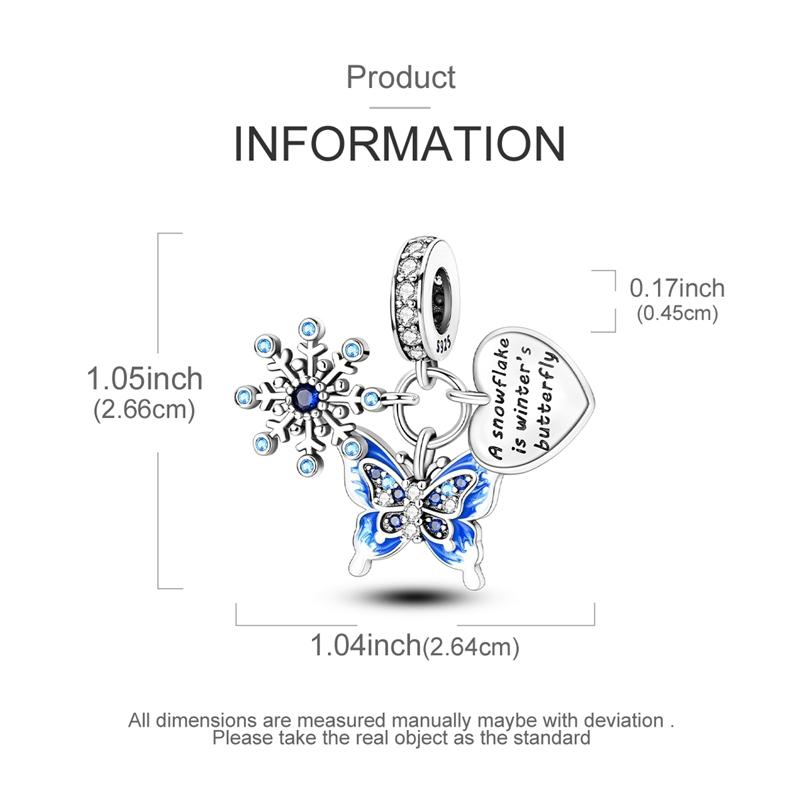 Original Copper Charms Beads Snowflake Snowman Penguin Snow Boots Dangle Fit Women Original Bangle Bracelet