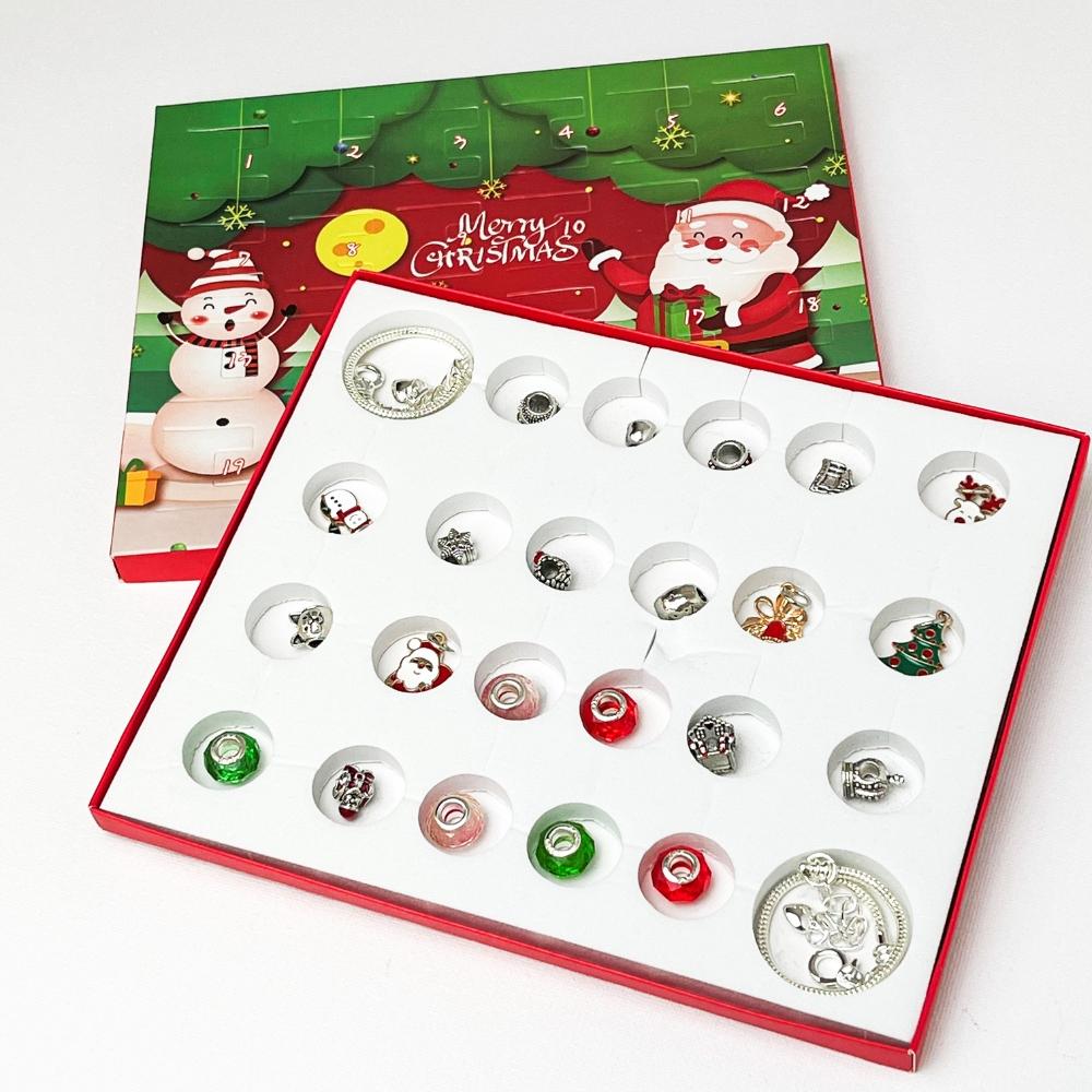 Advent Calendar Set Pendants Charms Jewelry Bracelets Gift