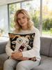 Screaming Goat Soft Pillow Case 18x18 Inch Hilarious Animal Graphic Cushion Cover for Sofa Bedroom Living Room Home Decor