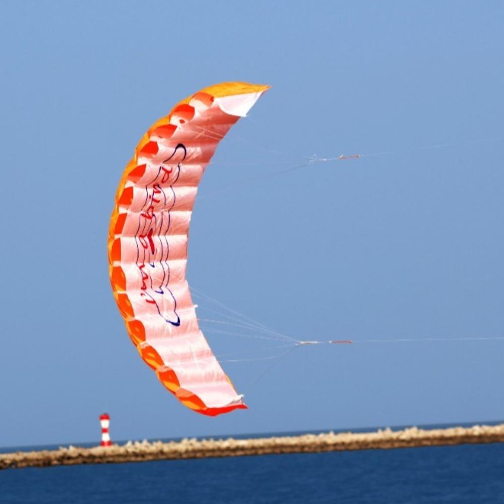 Zmeu Acrobatic cu Două Linii Zmeu Sportiv Moale Zmeu de Plajă Profesional 1.4m Zmeu Parașută Grădină