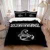3er Set Scorpions Bandlogo Bezüge, 1 Bettbezug + 2 Kissenbezüge (Kein Einsatz), Bettwäsche für alle Jahreszeiten, Bettwäsche, Schlafzimmerdekor yy250922005