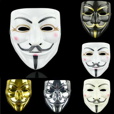 Dzieci Anonimowy Haker Boże Narodzenie Halloween V jak Vendetta Maska na Twarz Guy Dziecko Dorośli Unisex CDN
