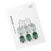 8Pcs Adhesive Hooks Simple Modern Strong Durable Metal Safe Multifunction Coat Hook for Home Bathroom Office