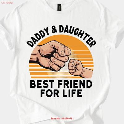 Daddy And Daughter Best Friends For Life T Shirt Heartwarming Father Bonding Appreciation Vintage Top For Everyday Wear