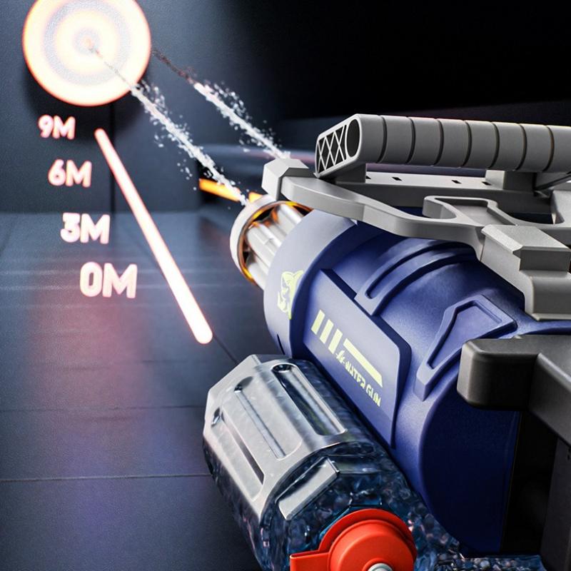 Powerful Intelligent Gatling Water Gun Toy Electric Water Pistol Spray Blaster Beach Summer Pool Outdoor Toys for Boys Kids Gift