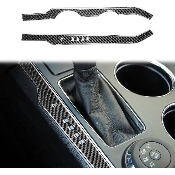Real Carbon Fiber Dashboard Side Air Vent Cover AC Outlet Trim Interior Compatible with Ford Explorer 2011 2012 2013 2014 2015 Accessories