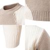 New Winter Style Men's Fashion Color-blocking Sweater Men's Casual Base Shirt