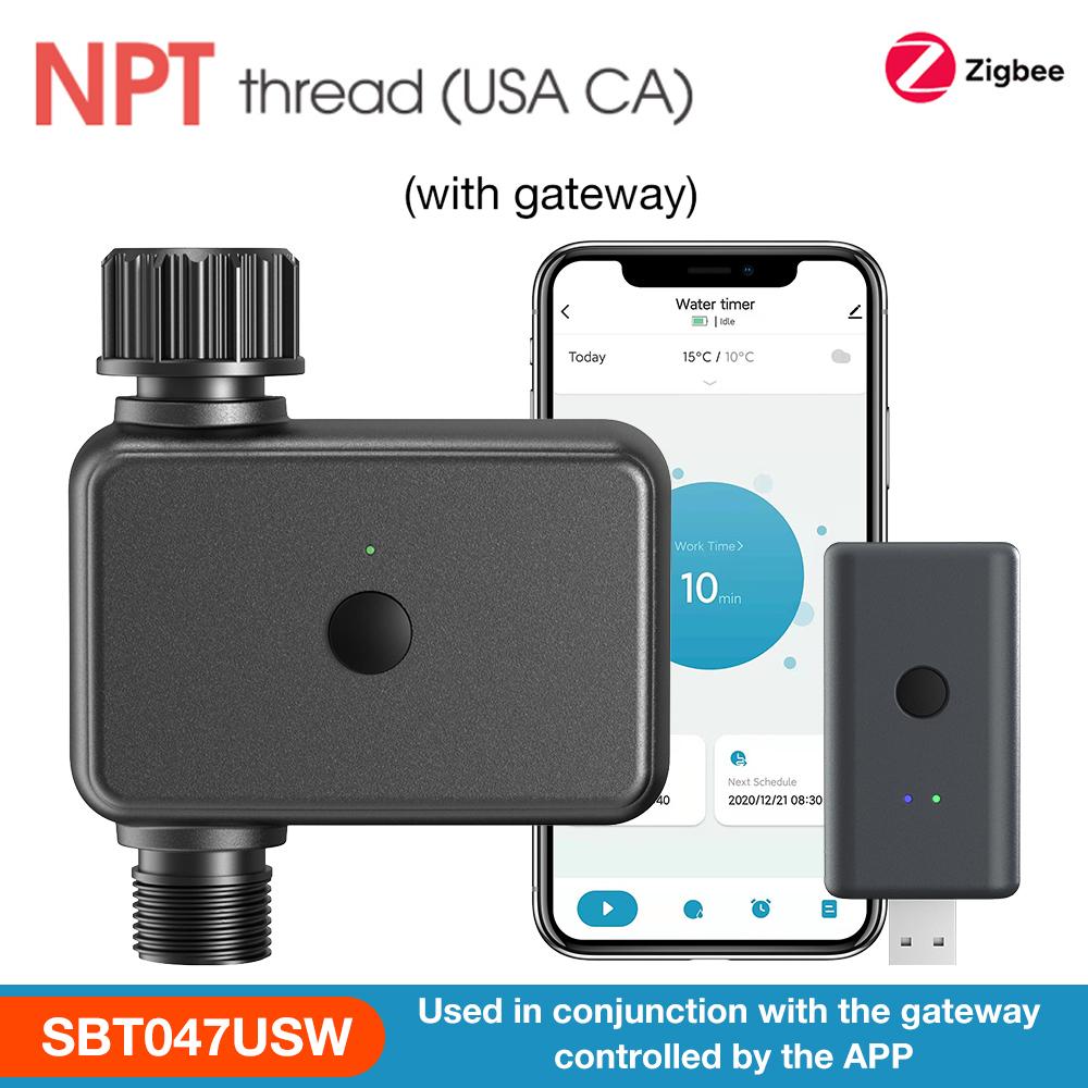 Zigbee/WLAN Smart Bewässerungstimer 1 Zone Programmierbarer Bewässerungscomputer Gartenschlauch Wasserhahn Timer Automatisches Bewässerungssystem