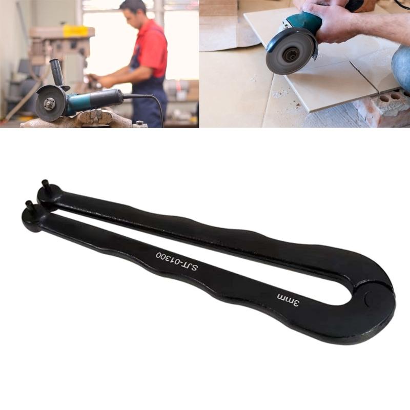 Adjustable Face Spanner Wrench Pin Pliers Suitable for Removing Round Nut Hand Tool Appliance Repair Black Finish Steel