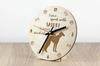 Saluki, Levriero Persiano, Segugio Arabo, Levriero di Gazzella - orologio con cane, orologio in legno con incisione, orologio personalizzato da Art-Dog