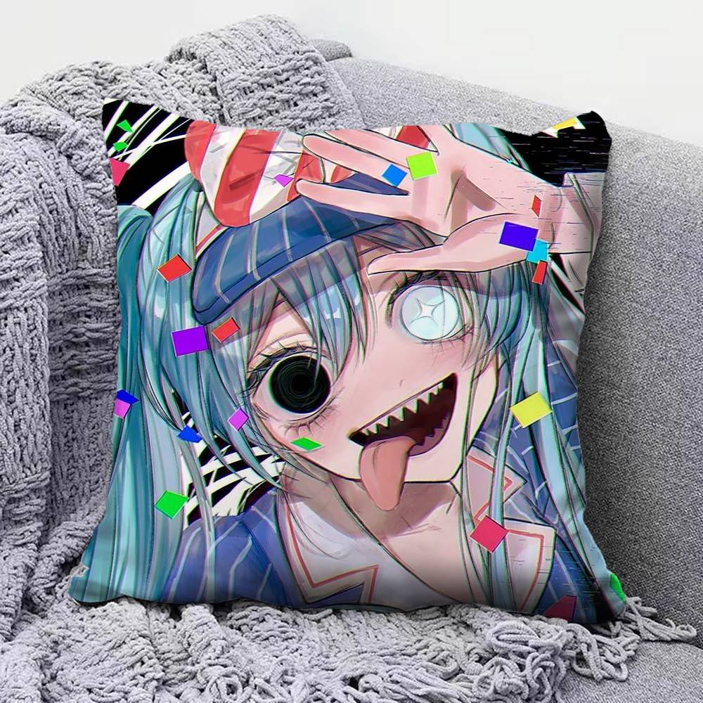 Mesmerizer Teto and Miku Home Sofa Cushion Covers and Aecorative Custom Pillow Covers