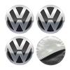 T23-4Pcs 56mm Car Wheel Center Cover Stickers Hub Cap Accessories For Volkswagen GTI Polo Passat B6 B7 B8 Golf MK7 MK8 Tiguan Jetta