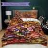 Rayman Pattern Bedding Uilt Set Uilt Cover Pillowcase Home Decoration Birthday Gift (1 * Duvet Cover + 2 * Pillowcase Without Core)129