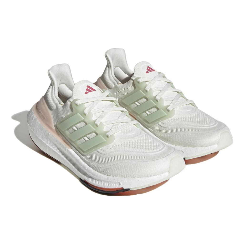 Adidas UltraBoost Light Niefarbowane Lniane Zielone Damskie Sneakersy Białe Wonder-Taupe HQ6348