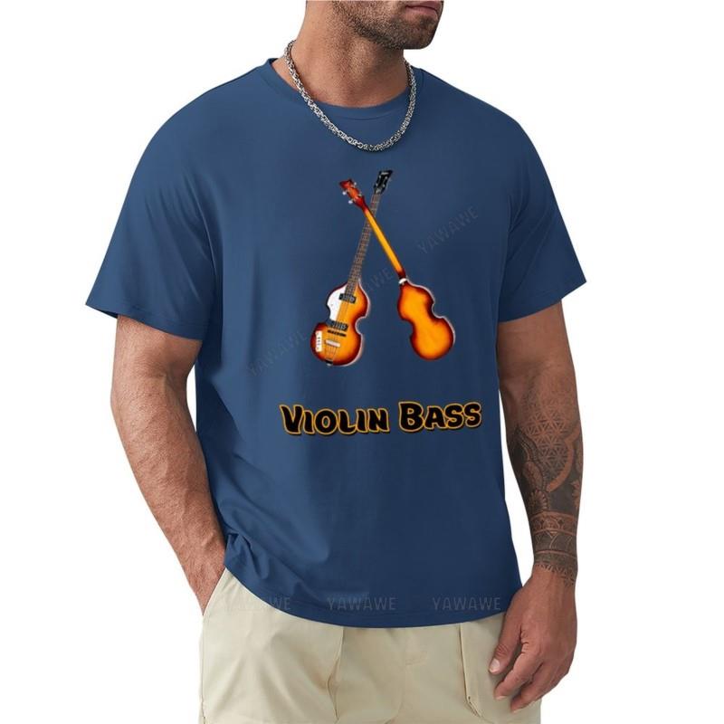 Hofner Violin Bass - Musikinstrumente T-Shirt Hippie-Kleidung Neue Edition T-Shirt Herren T-Shirts Jungen T-Shirt Rundhals Tops