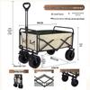 Faltbarer Outdoor-Gartengerätewagen