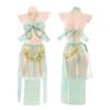 Domila Antique Flowing Butterfly Lace-up Sharding Skirt 6783 Erotic Underwear Uniform Seduction Passion F089