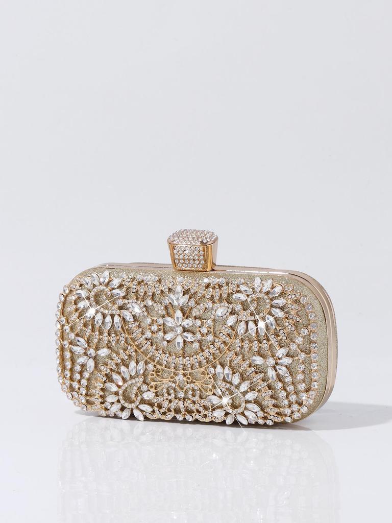 Elegant strassclutch - Europeisk amerikansk mode aftonväska