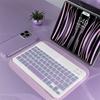 Wireless Bluetooth Keyboard Mouse Set RGB Backlit for Phone Tablet PC 10inch Multi Color