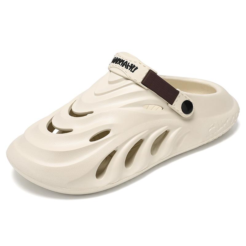 Móda Móda Pánské Sandály Měkké EVA Dřeváky Módní Silná Podrážka Párové Plážové Pantofle Ležérní Nazouváky Dírkované Boty