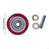 Caster Wheel Bearings Repair Plate Casters Polyurethane Swivel for Workbench