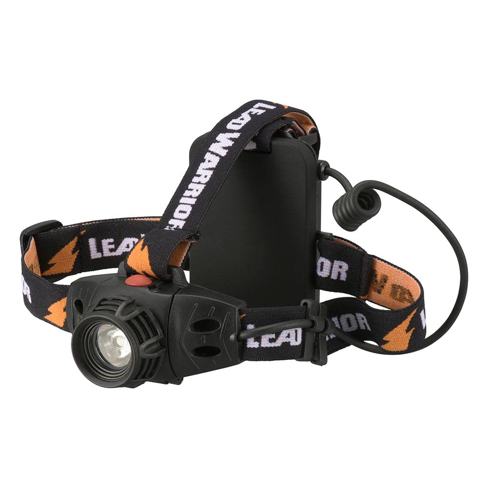 OHM Electric LED Lead 420 ANSI Adjustable Requires 3 AA Headlamp, Waterproof, Warrior, Lumens, IPX6, 3-Point Headband, Standard, Dimmable, Angle,