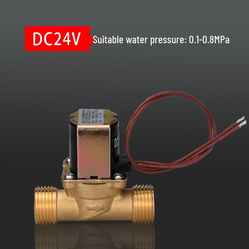 Hochtemperaturbeständiges Kupfer Edelstahl Magnetventil 12V/24V/220V für Wasser Ein- und Auslass