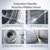 Stainless Steel High Pressure Washer Nozzle Kit 1/4 Quick Connect Heavy Duty Flush Wand Extension Spray Tips