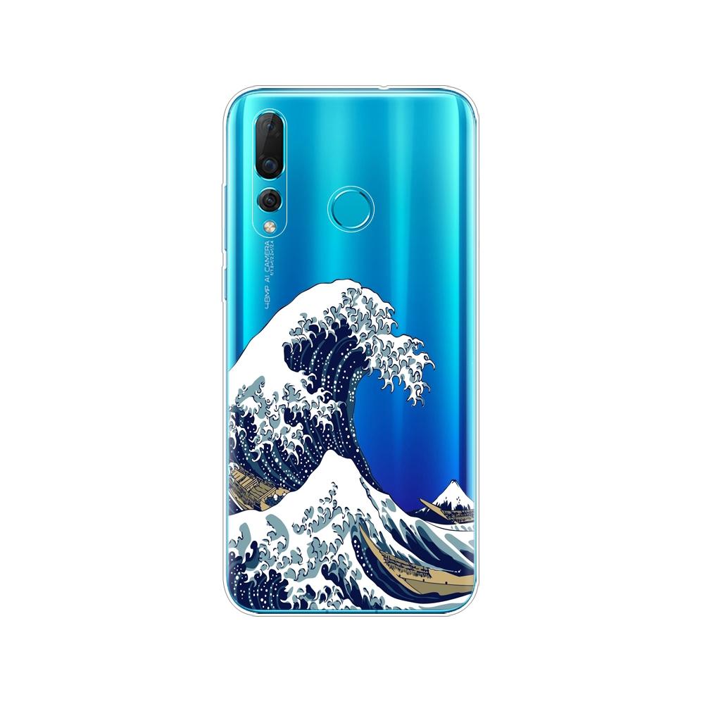 Mobile Silicon Phone Bag Case For Huawei Nova 4 4e Case Soft TPU Back Phone Cover For Nova4 nova4E Cover Protective Back Cover