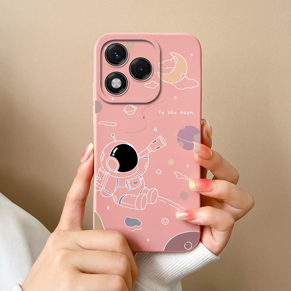 Case For Honor 400 Lite Candy Painted Flowers Phone Cover Soft Liquid Silicone Upgrade Camera Protection Shockproof Back Covers