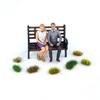 Irregular Grass Tufts Artificial Flower Cluster Simulation Wargaming Scenery Sand Table Layout DIY Accessories Modeling Material