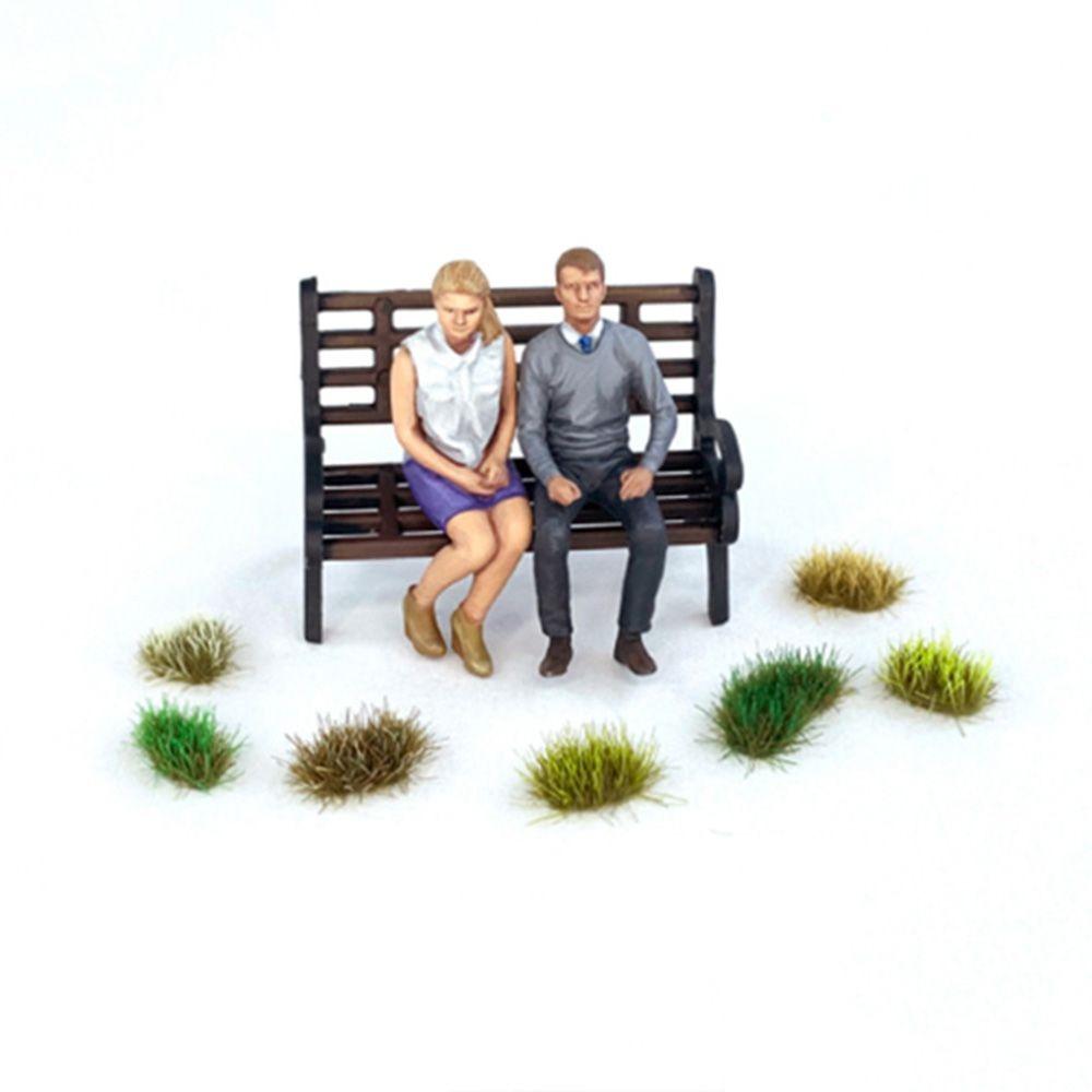 Irregular Grass Tufts Artificial Flower Cluster Simulation Wargaming Scenery Sand Table Layout DIY Accessories Modeling Material