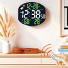 Grote Digitale Wandklok Weerstation Voorspelling TEMP Luchtvochtigheid Datum Week Nachtmodus Tafelklok 2 Alarmen 12/24H LED Wekker