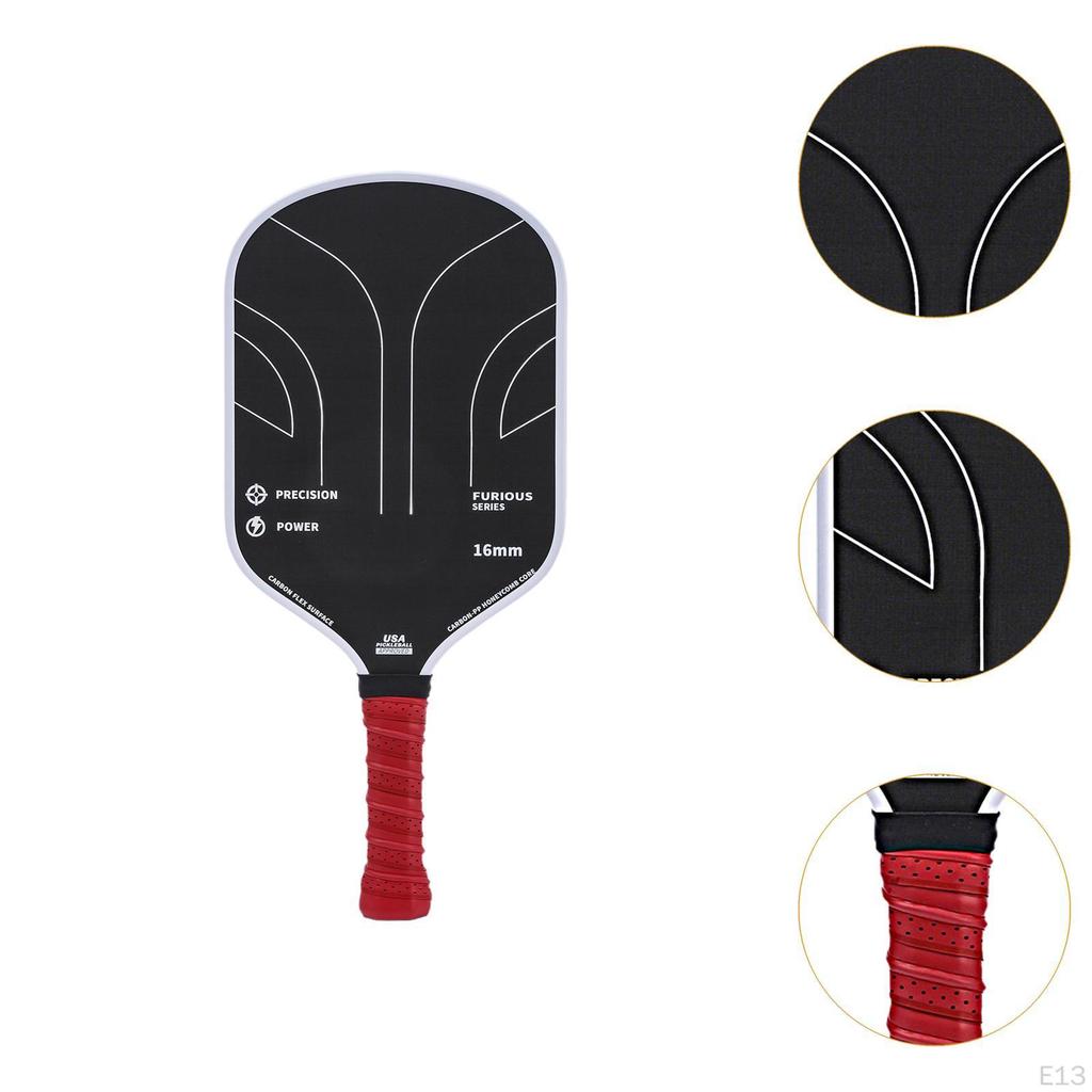 Carbon Fiber Pickleball Racket for Indoor and Outdoor Tournament Accessories Style A