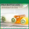 Silicone Bottle Caps For Milk Glass Bottles With Antileak Design Suitable For Milk Bottles