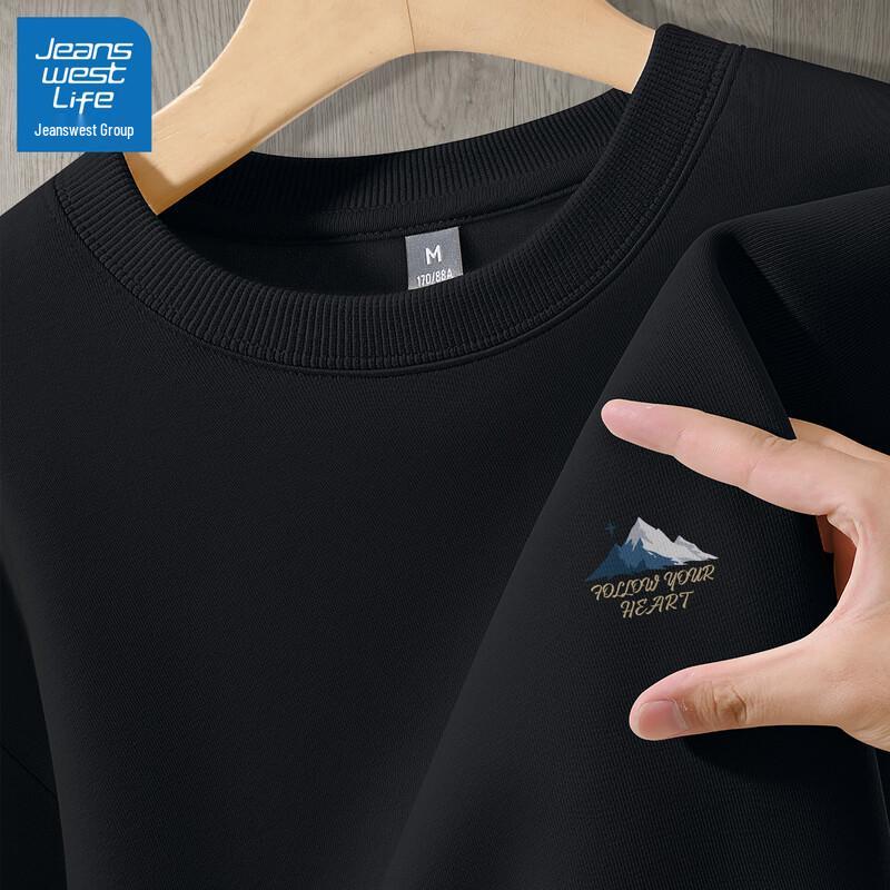 

JEANSWEST LIFE Men s Casual Graphic Sweatshirt M