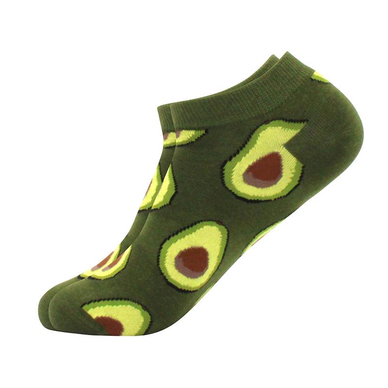 springtime Fashion Colorful Cotton Mens Socks Harajuku Stripe Art oil painting Animal Print Funny Happy Ankle Socks