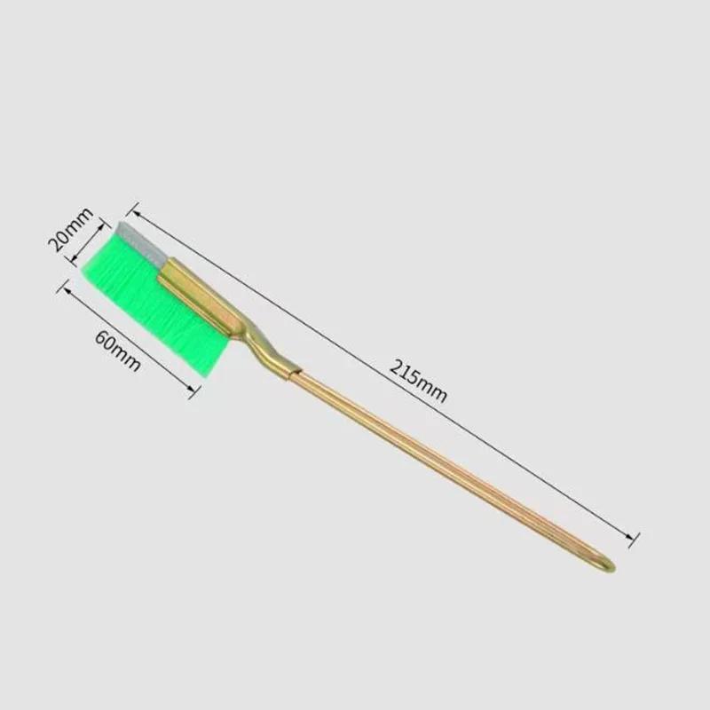 

Elbow Straight Wire Brush Aquarium Algae Cleaning Brush Nylon Brush Aquarium Cleaner Fish Tank Stain Cleaning Tools Accessories 23cm or 21.5cm