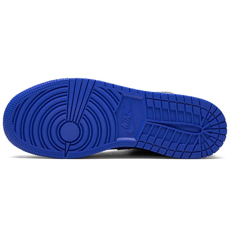 New Jordan 1 Mid GS Black Hyper Royal 554725-068