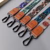 Retro Totem Pattern Crossbody Cell Phone Lanyard Adjustable Hanging Neck Mobile Phone Strap Pendant With Universal Card Gasket
