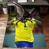1pc Neymar12 Design Printed Area Rug Carpet for Bedroom Living Room Home Decor Rugs Mat Non Slip Mat Rug for Bedside